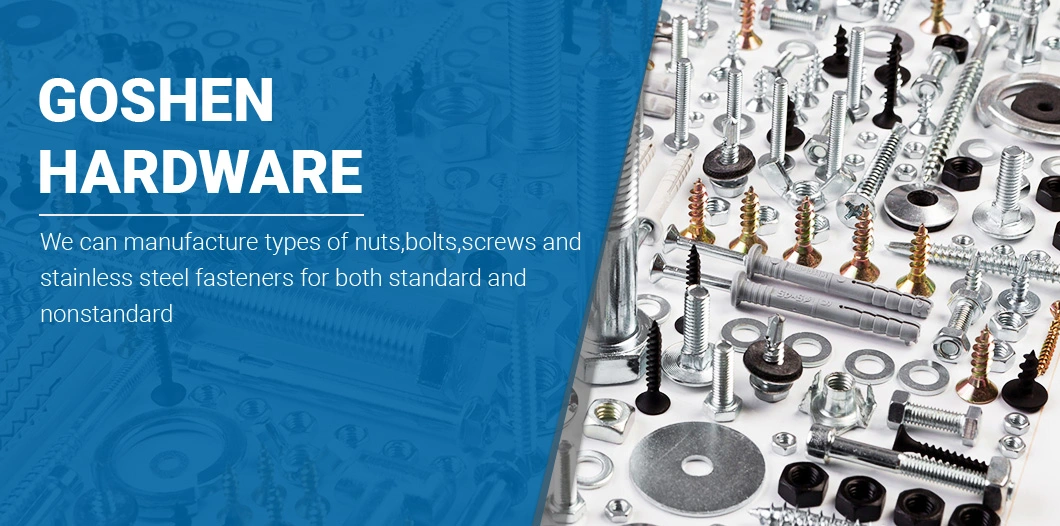 Fasteners Stainless Steel DIN 933/934 Hex Bolt Nut/Carriage Bolt DIN603/Flange Bolt DIN6921/ T Hammer Bolt/ Eye Bolt DIN444 / U Bolt / Allen Bolt DIN912