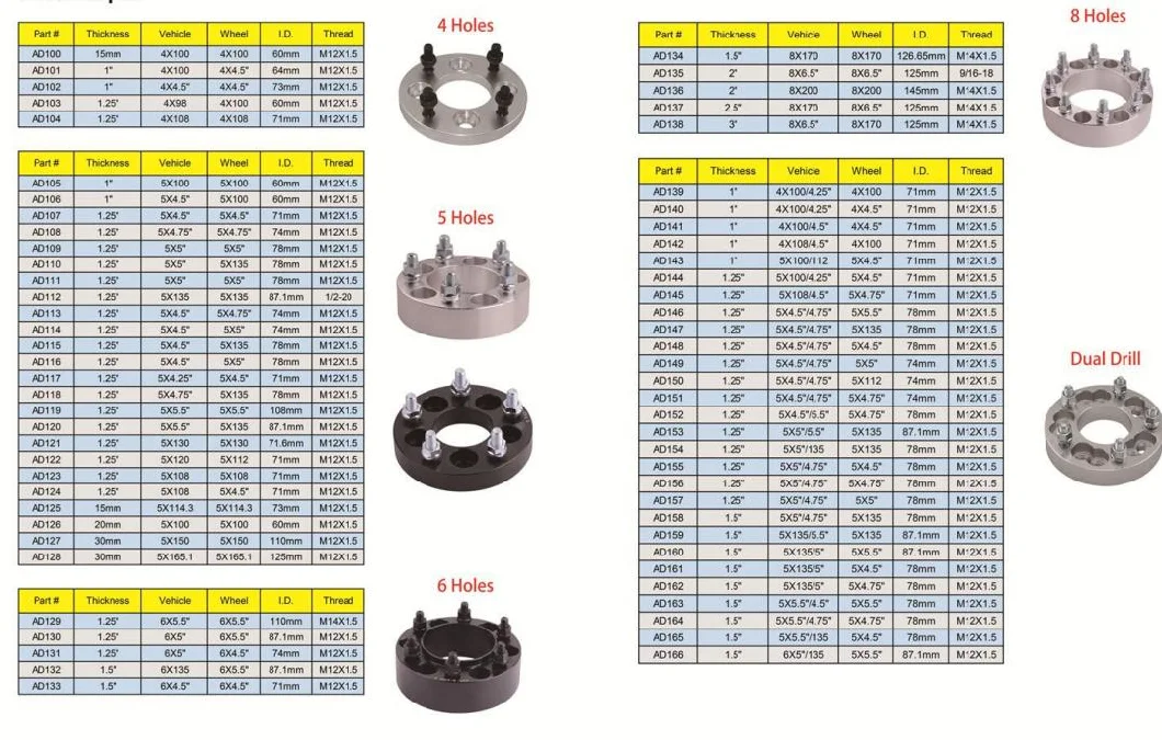 Wheel Spacer Aluminum 10mm 6X130 6X139.7 Wheel Spacer Wheel Adapter