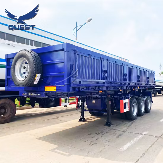사이드 덤프 트레일러 3 축 사이드 팁 주는 사람 트레일러 45 cbm 팁 주는 사람 곡물 팁 주는 사람 트레일러 판매