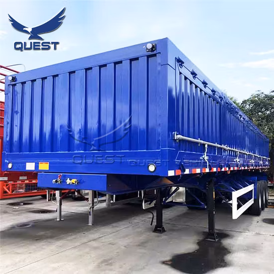 헤비 듀티 트레일러 셀프 덤프 트레일러 80 톤 판매용 60 톤 측벽 티퍼 트럭 덤프 세미 트레일러